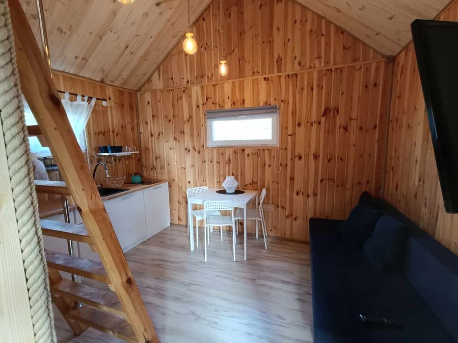 Domek z drewna Białogóra .Zapraszamy do rezerwacji na sezon 2026