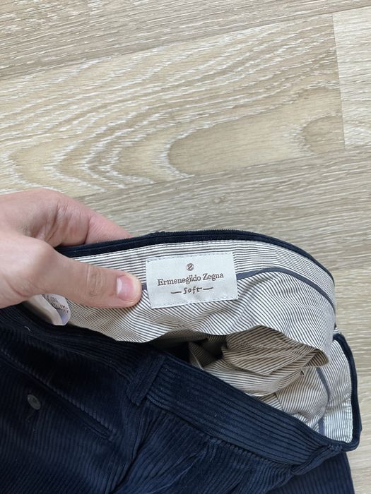 ERMENEGILDO ZEGNA SOFT VELVET PANTS gold label jacob cohen cucinelli вельветові штани