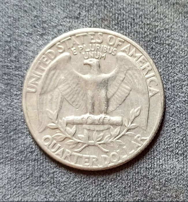 Коллекционная Монета Quarter Dollar 1967г.  Американский Четвертак