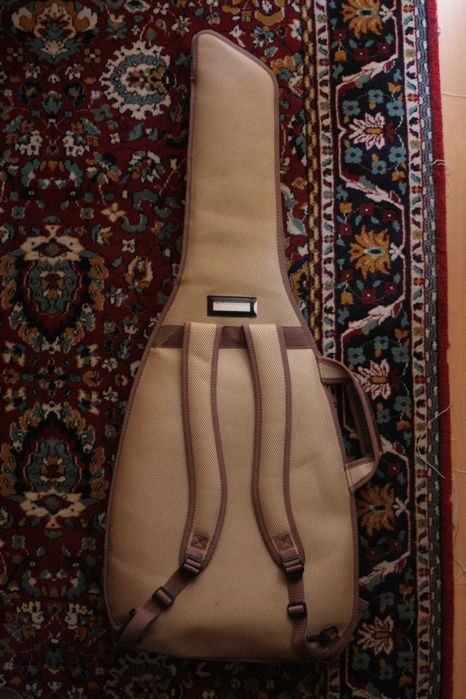 Saco da Fender para guitarra elétrica, em tecido tweed