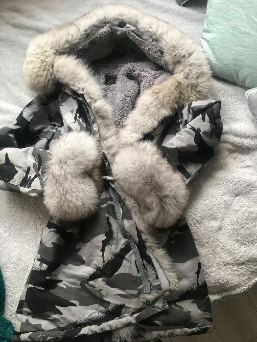 Kurtka z kapturem lis