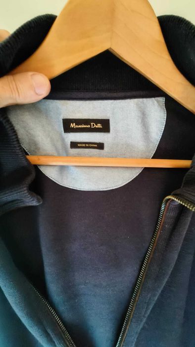 Casaco de malha com capuz da Massimo Dutti