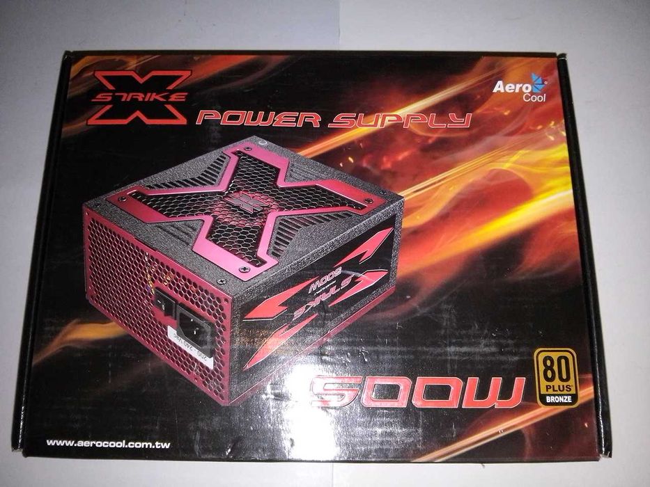 Zasilacz aerocool strike-x 500 W 80 plus