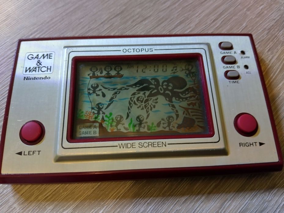 Gra Nintendo Game&Watch Octopus 1981r.-Unikat