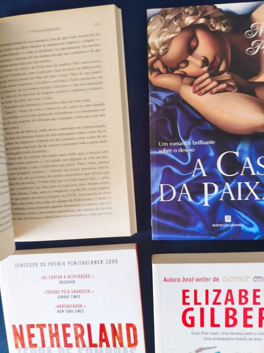Lote 4 Livros Ficção Contemporânea de Prestígio - Bertrand Editora (Formato Normal)