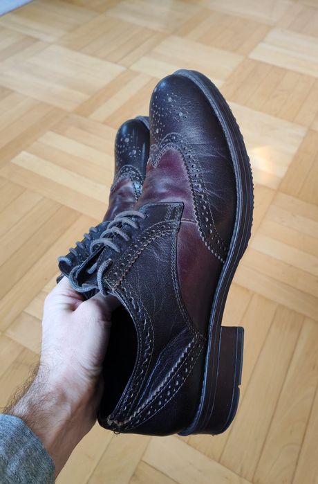 Buty Lasocki Oxford Derby brogsy 42