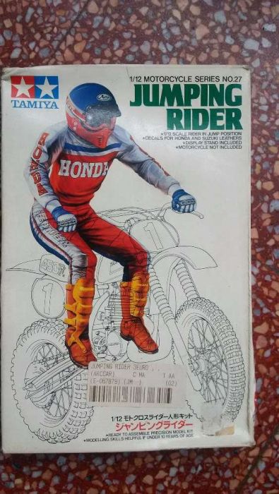 Boneco novo Jumping Rider Tamiya Honda raro