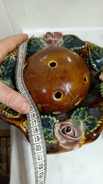 Керамическая ваза для акибан, Екібана ваза , экибана керамика обливная