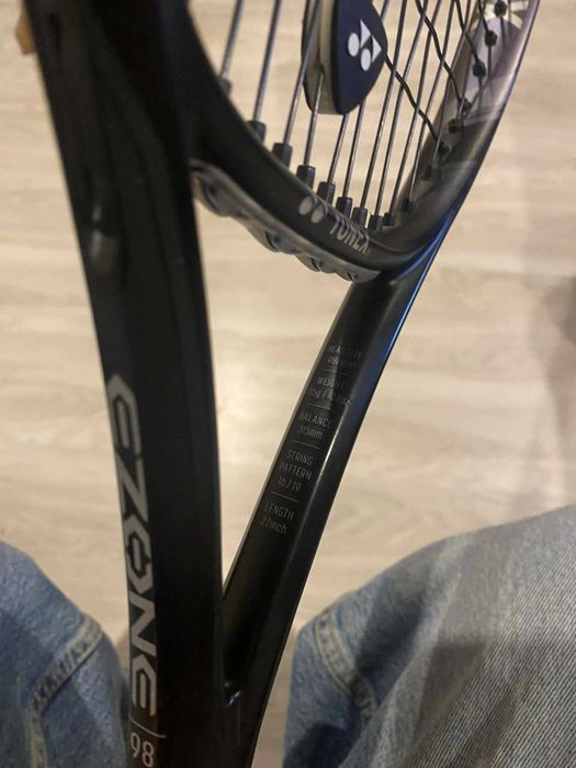 Rakieta tenisowa Yonex Ezone 98 305 gram aqua black Rączka 3
