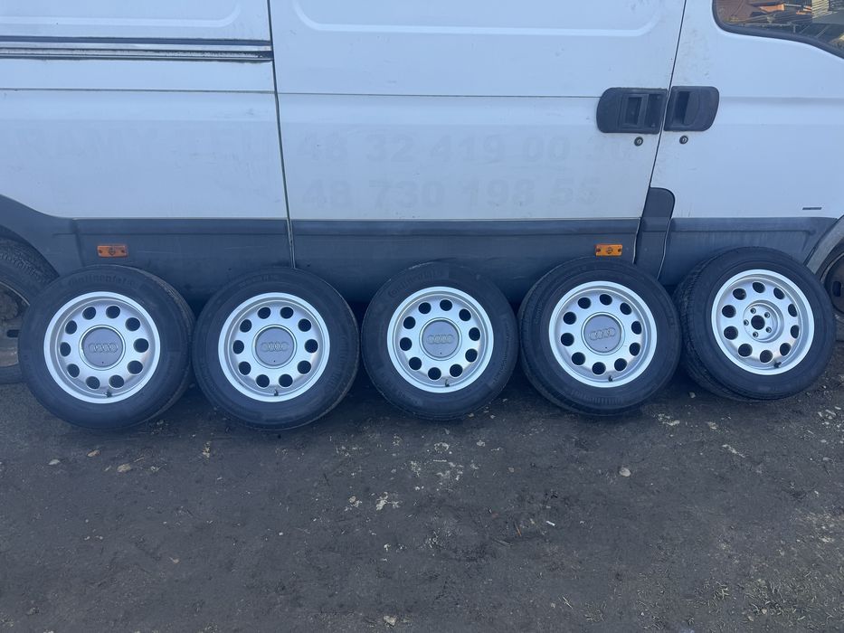 Felgi z oponami 195/65R15 Audi 5x100 A1 A2 A3 Volkswagen Skoda Seat