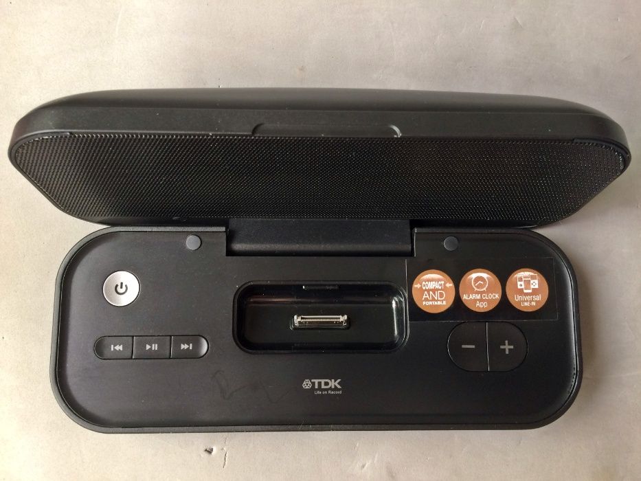 TDK TAC3122BK Portable Travel Speaker for iPod/iPhone Black64585608141187124