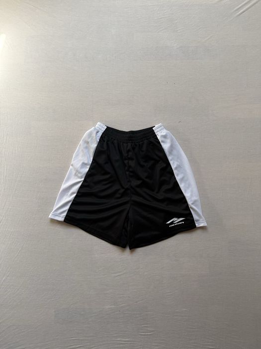 Mowalola Sucker Shorts in Black/White