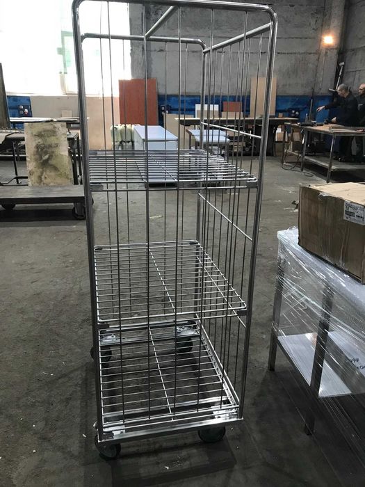 Візок для пральні, сітчастий, для мокрої білизни, для брудної білизни