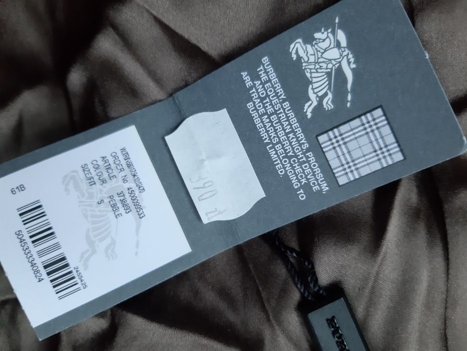 Burberry koszulka+spodenki silk 100%oryg nr seryjny