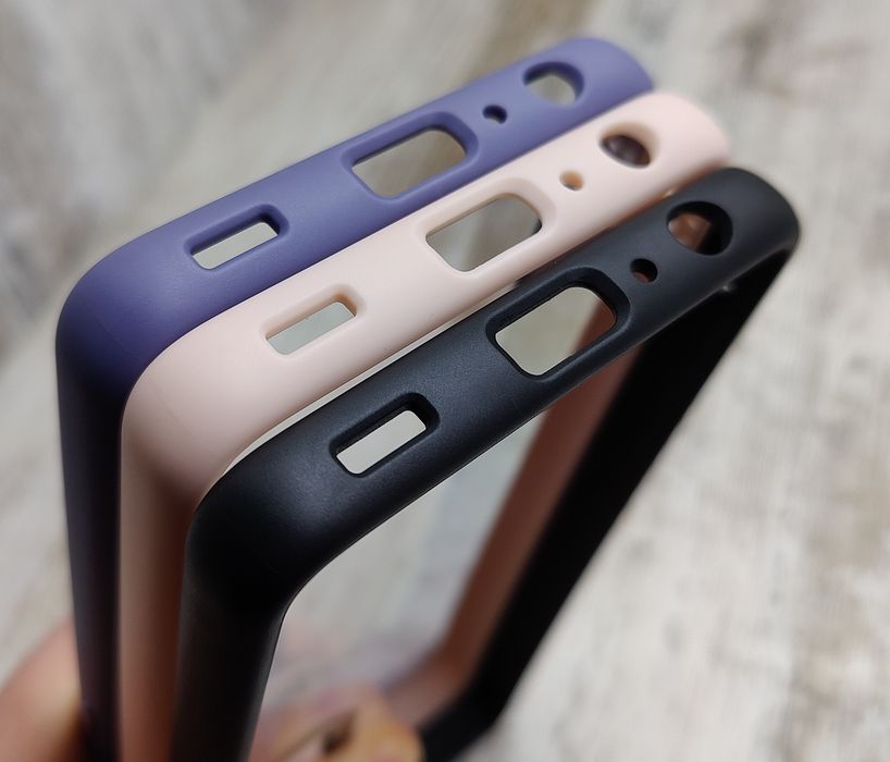 Чехол премиум качества Clear Metal на Samsung A52/ A52s/ S20 FE Чохол