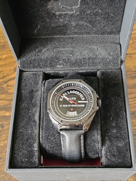 Zegarek męski Karl Lagerfeld Klassic K Leather Strap