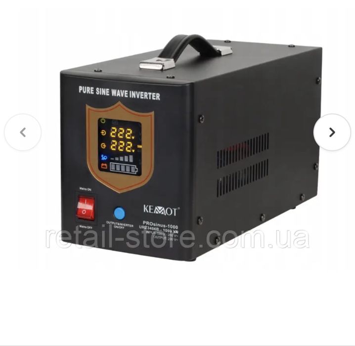 Аварійне джерело живлення Kemot PROsinus-1000