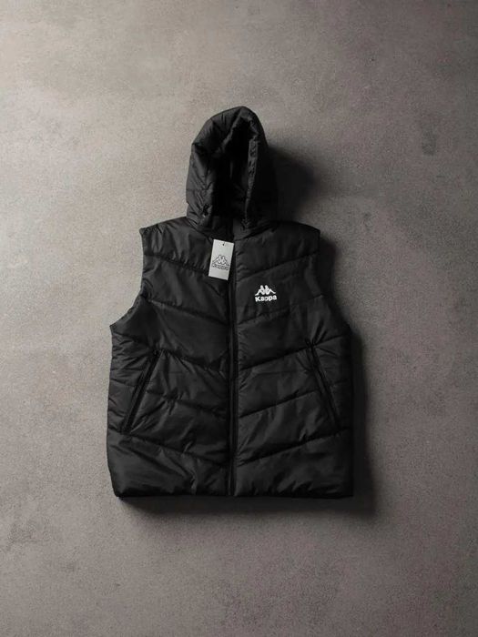 Жилетка мужская Kappa весенняя осенняя спортивная безрукавка каппа