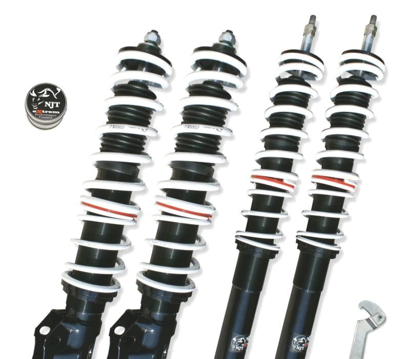 KIT SUSPENSÃO REGULÁVEL NJT EXTREM VOLKSWAGEN VW GOLF MK2 JETTA 83-91