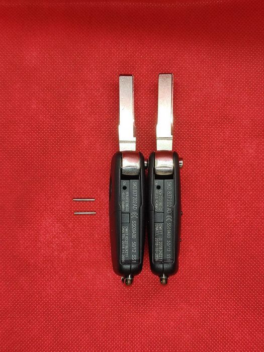 Замена корпуса, выкидной ключ 2, 3, 3+1, 4, 4+1 кнопки Volkswagen