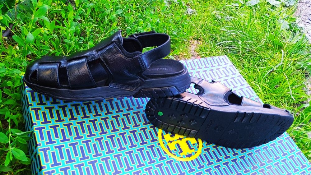 Timberland 40 р. Для тех, кто ценит стиль и мощь: кожаные сандалии
