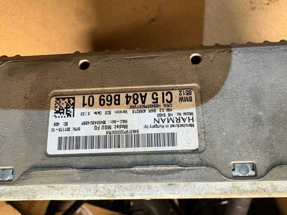 BMW IX3 G08 G30 G05 G02 Radio Nawigacja