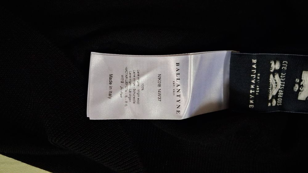 Sweter wełna Ballantyne/ Roz M/ L