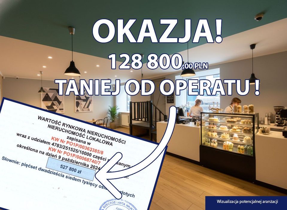 Lokal 47,83m2 - Poznań Jeżyce (MODENA) z najemcą! OKAZJA INWESTYCYJNA!