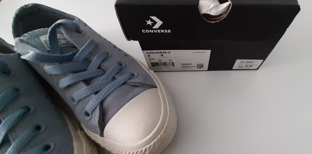 Sapatilhas "Converse", Tam. 35, Azul Pastel