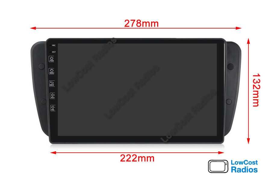 *(NOVO) Auto Rádio GPS ANDROID Seat IBIZA 6J 2009 a 2013 - Wifi BT | CARPLAY • ANDROID AUTO