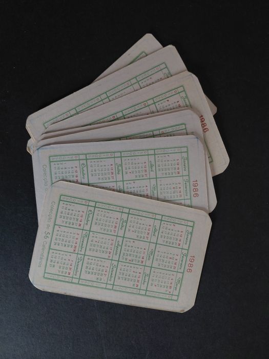 Lote de 8 Calendários México 86