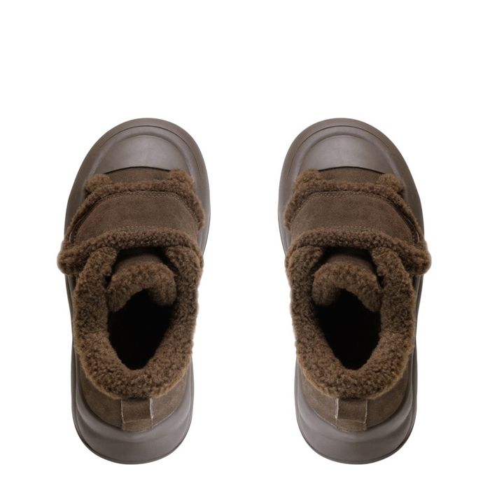 Кросівки жіночі на хутрі, жіночі зимові черевики, кросівки на липучці