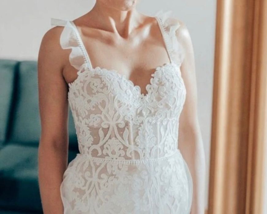 Suknia ślubna boho/ glamour