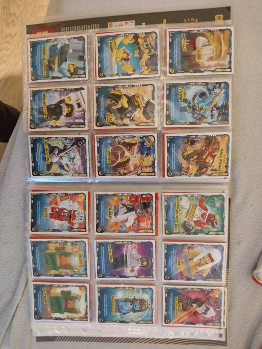 Karty Lego ninjago Seria 5 i na końcu pomieszane