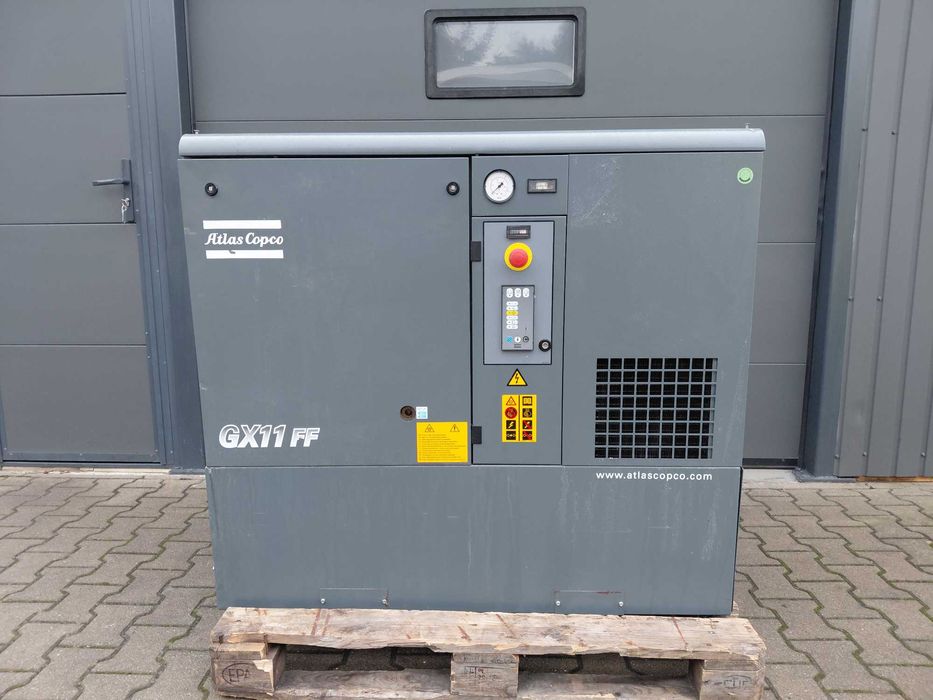 Sprężarka Śrubowa Kompresor ATLAS COPCO 11 kw i Osuszacz