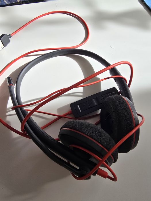 Zestaw słuchawkowy Plantronicks Blackwire C3220 słuchawki czarne