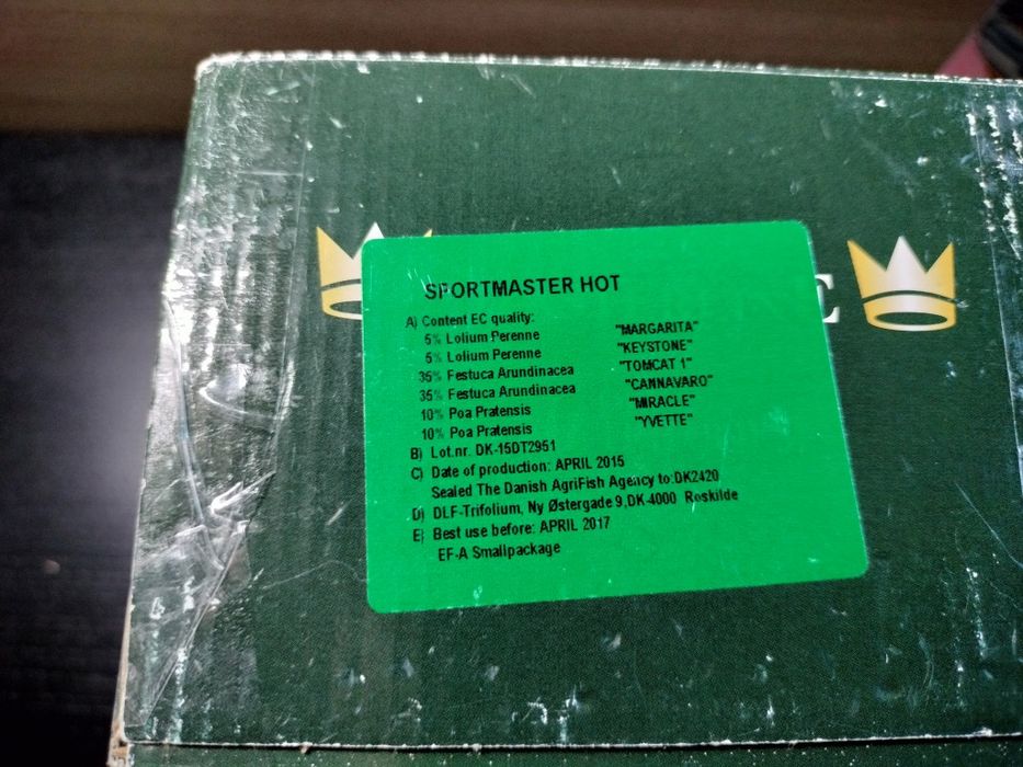 Sementes Erva - Masterline 1 Kg