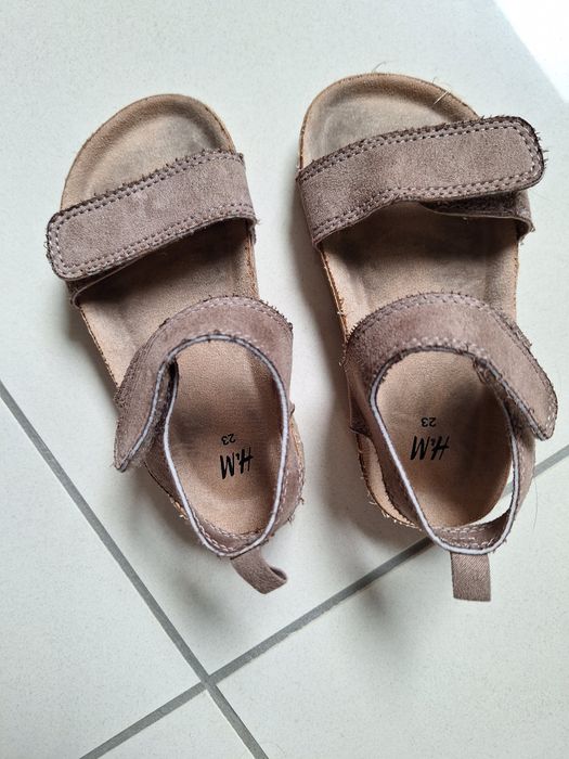 Sandały beżowe H&M rozm.23