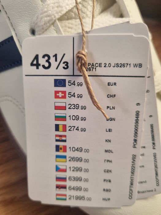 Adidas Snakersy VS Pace 2.0 43 1/3 nowe