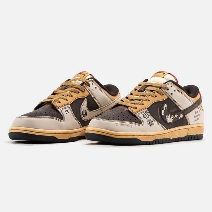 Чоловічі Кросівки Nike SB Dunk Low x Stussy 40-45 (Без Прелоплати)
