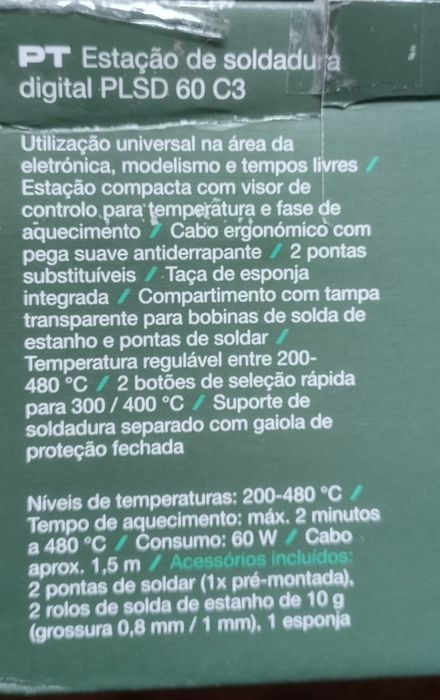 Estação de Soldadura digital Parkside