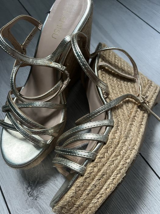 Buty koturny sandaly 38