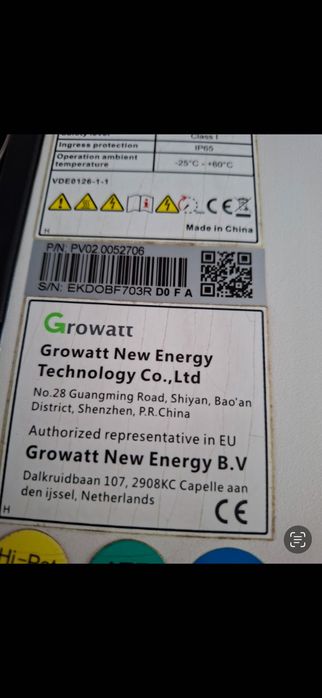 Growatt MAX 50KTL3 LV, 50 Kw