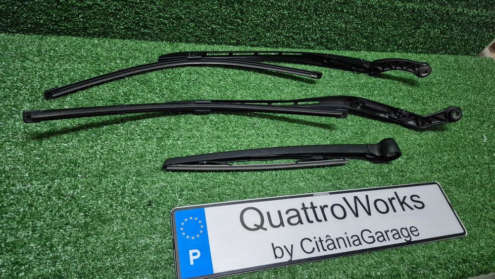 Hastes Escovas Limpa Para-Brisas / Traseira Audi A4 B6 B7 8E Originais - Excelente Estado