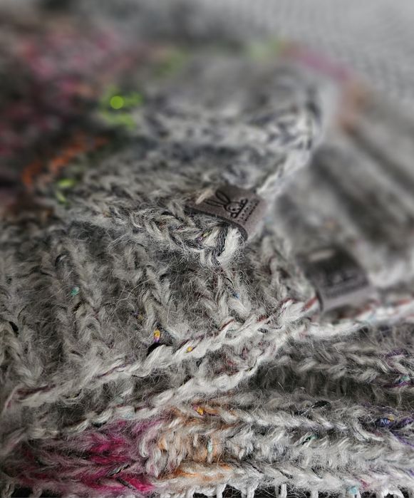 Czapka komin rękawiczki handmade