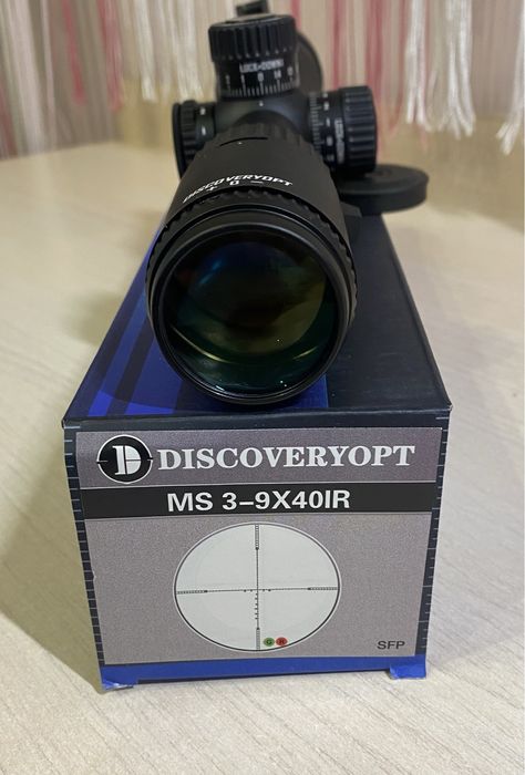 Оптичний приціл Discovery Optics MS 3-9x40 IR з підсвіткою прицільноі