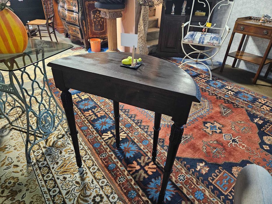Mesa de apoio, antiga em madeira maciça - Bom estado geral