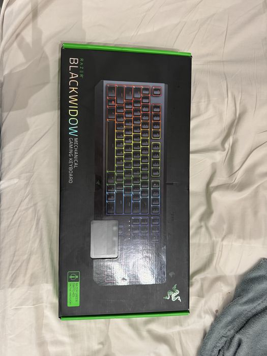 Teclado Gamer Razer BlackWidow Mecanico Switch Verde