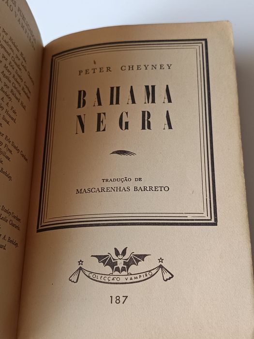 Bahama negra - coleção vampiro