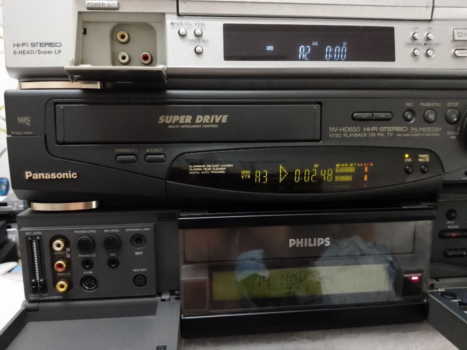 Видеомагнитофоны стерео hi fi